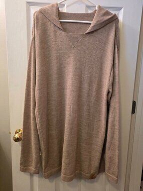 XXL Paka Hooded Pull over Jacket - Pebble color